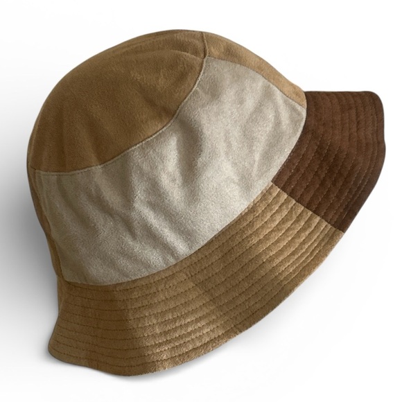 Urban Outfitters Micro Suede Patchwork Bucket Hat main image 12